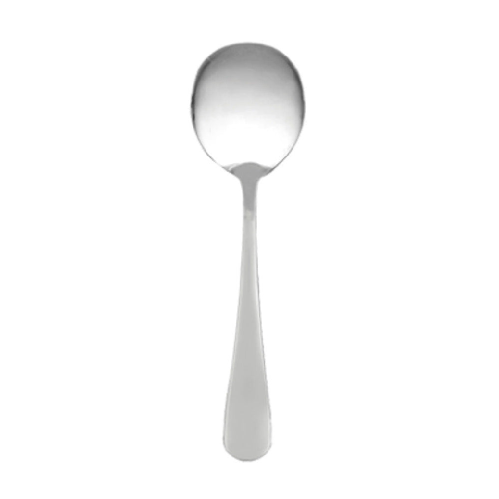 Thunder Group SLTE103 Bouillon Spoon 5.89" Simple Line-trimmed Handle