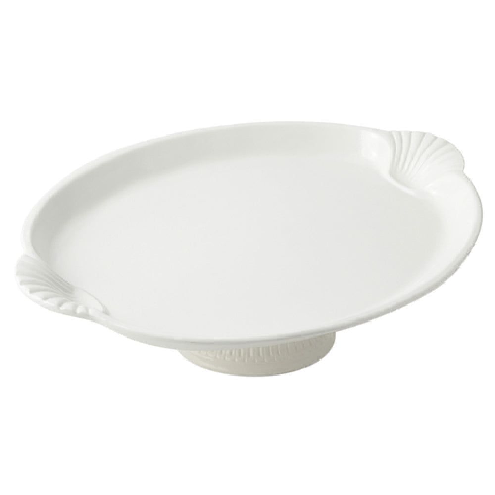 Bon Chef 20749059WHTM Platter 22-1/2" X 15-3/8" X 4-1/2" Pedestal