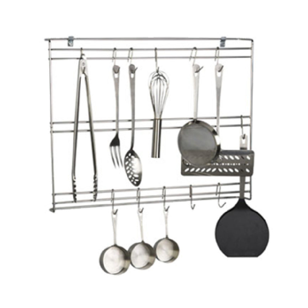 1880 Hospitality FUR1824CHSS Focus Foodservice Utensil Rack Wall Mount Wire