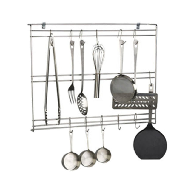 1880 Hospitality FUR1824CHSS Focus Foodservice Utensil Rack Wall Mount Wire