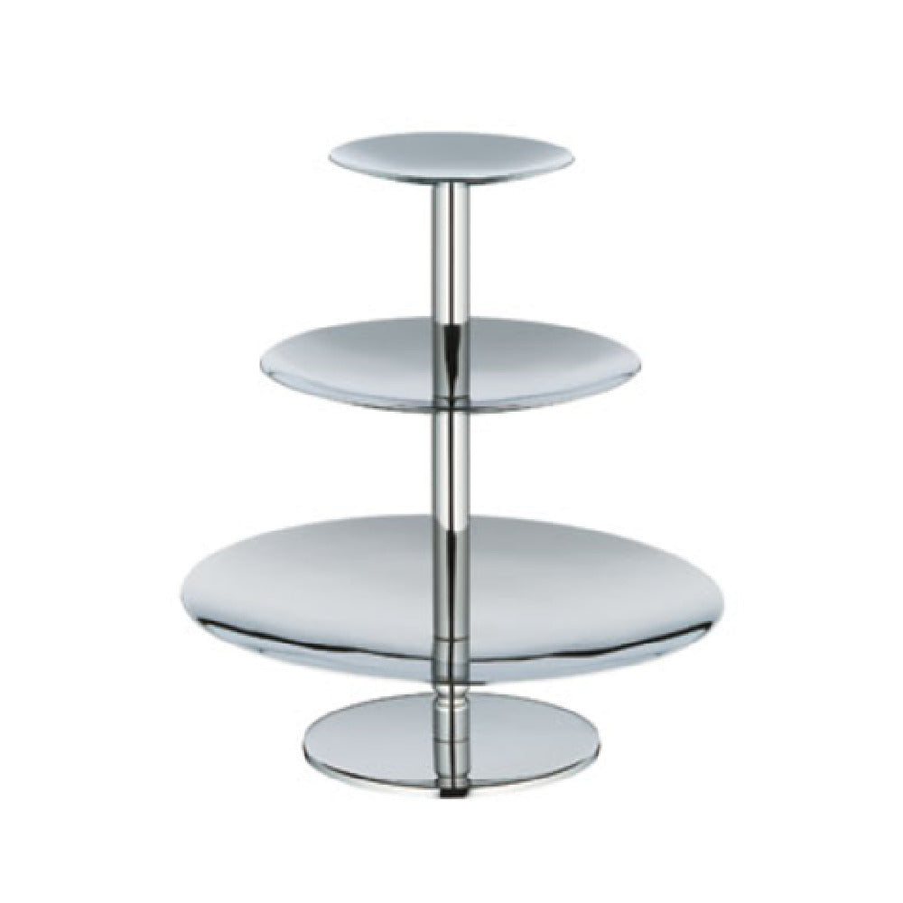 BauscherHepp 06.6903.6040 Pastry Stand 3-1/2" 5-1/2" & 8" Dia. X 8-3/4"H