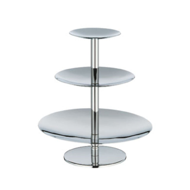 BauscherHepp 06.6903.6040 Pastry Stand 3-1/2" 5-1/2" & 8" Dia. X 8-3/4"H