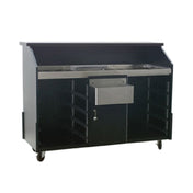 Eagle DPB-5R-W Deluxe Portable Bar Indoor Use 63"W X 24-3/8"D X 48"H