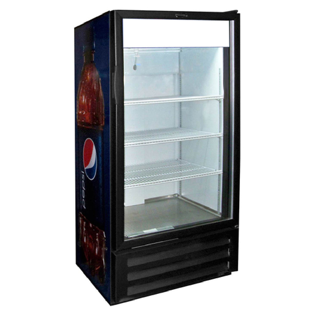 Excellence VR-10HC Refrigerator Merchandiser Reach-in One-section