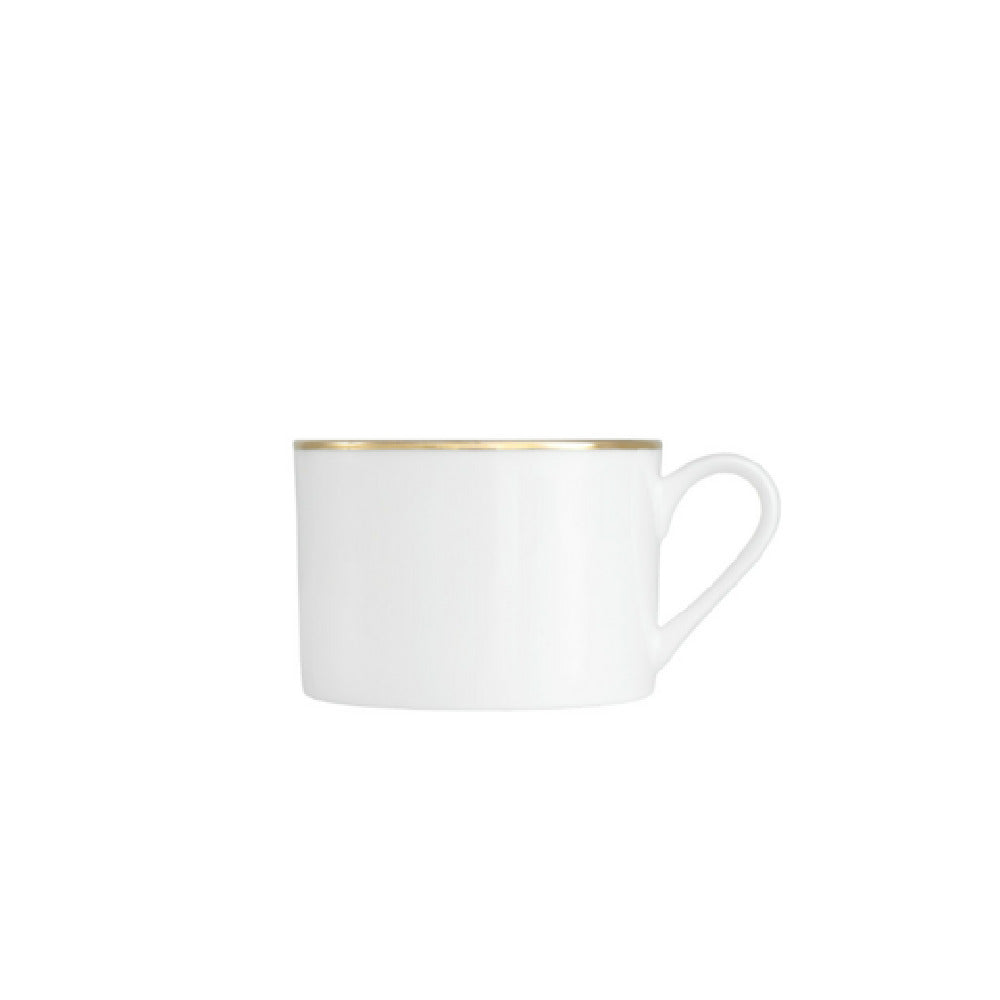 Fortessa RRP.CAMELIAG.10 Camellia Gold Can Coffee Cup 8 Oz. (.26ltr)