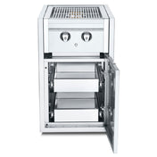 Crown Verity IBISC-SBNG-2D Infinite Series Small Cabinet With Built-In Dual Side Burner & (2) Single Drawers