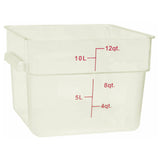 Thunder Group PLSFT012PP Food Storage Container 12 Quart Square