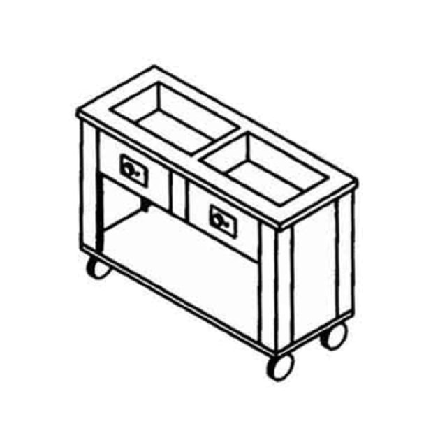 Piper Products 3HFSL - Elite 500 Slimeline Hot Food, Electric, 72"L X 19"W X 36"H