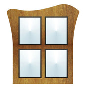 Hubert 56436 - Menu Board, 4-pocket, Wall-mount
