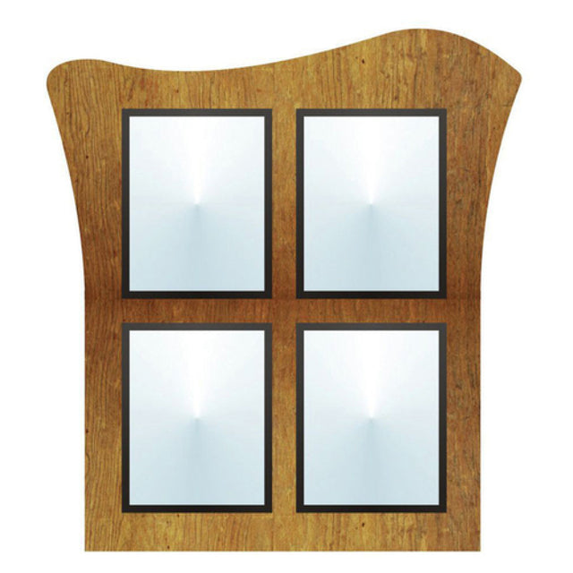 Hubert 56436 - Menu Board, 4-pocket, Wall-mount
