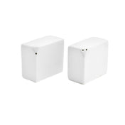 FOH TSP011WHP23 Salt And Pepper Shaker Set 3 Oz. 2-1/2" X 1-1/2" X 2-1/2"