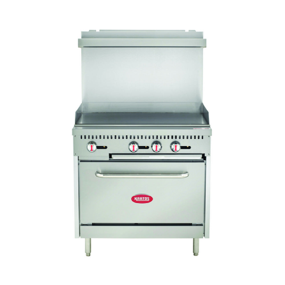 Hubert 208105 - (208105) Kratos® Gas Range, 36"W X 32-3/5"D X 60"H, Natural Gas