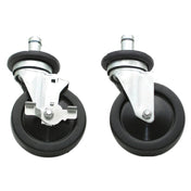 Advance Tabco EC-25 Special Value Wire Shelving Stem Casters (4) 5" Swivel Rubber