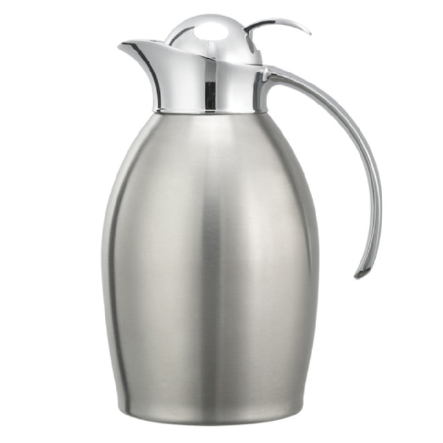 Service Ideas NIC10BSPB Nicollet Series Vacuum Insulated Carafe 4.75"W X 6"D X 8.25"H