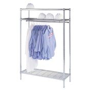 SPG CR36 - Amco Coat Rod Set, 34" Long, Includes Rod And Two Hangers To Install Below A Wire Shelf