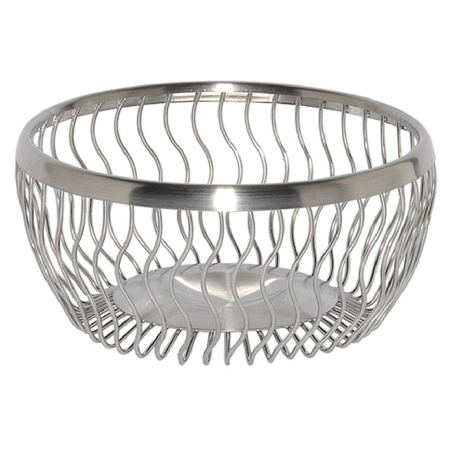 Service Ideas WBRW7BS Basket 7" Dia. X 3-1/2"H Round