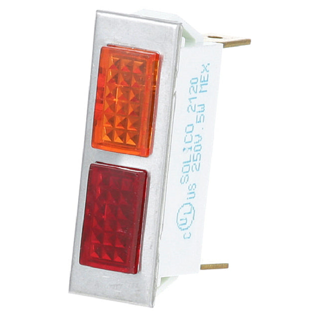 Alto-Shaam LI-3024 Signal Light 3/8" X 1 5/16" Red/amber