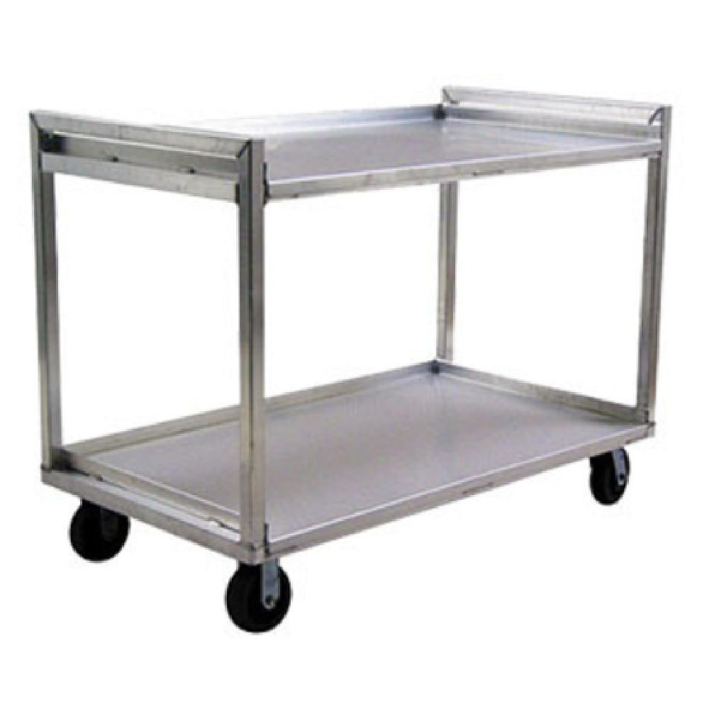 Lakeside PB2237 Correctional Utility Cart 2-tier Open Base