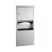 Bobrick 38118 Recessed Paper Towel Disp Enser Waste Receptacle