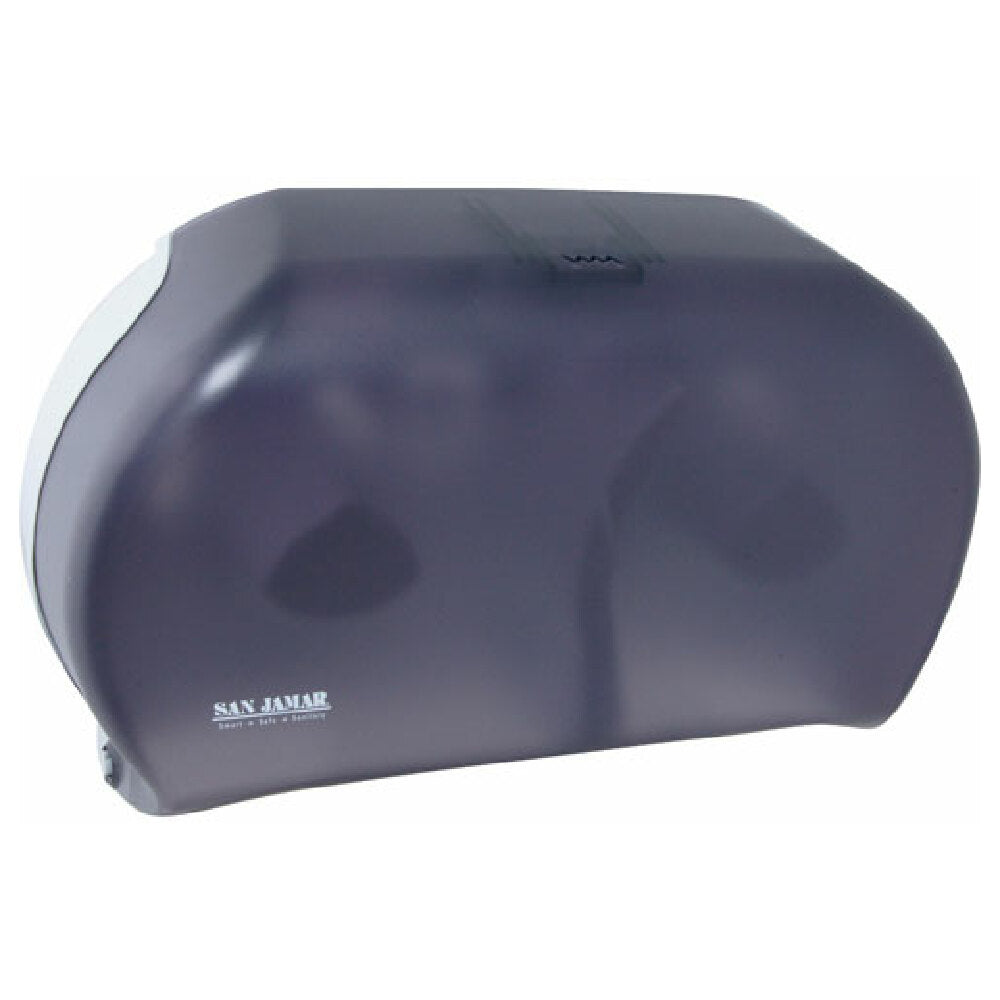 San Jamar R4500TBK Dbl 9in Bath Tissue Disp