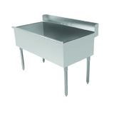 Advance Tabco 4-41-36D Square Corner Scullery Sink 1-compartment 36"W X 24"D Front-to-back X 14" Deep Sink Compartment