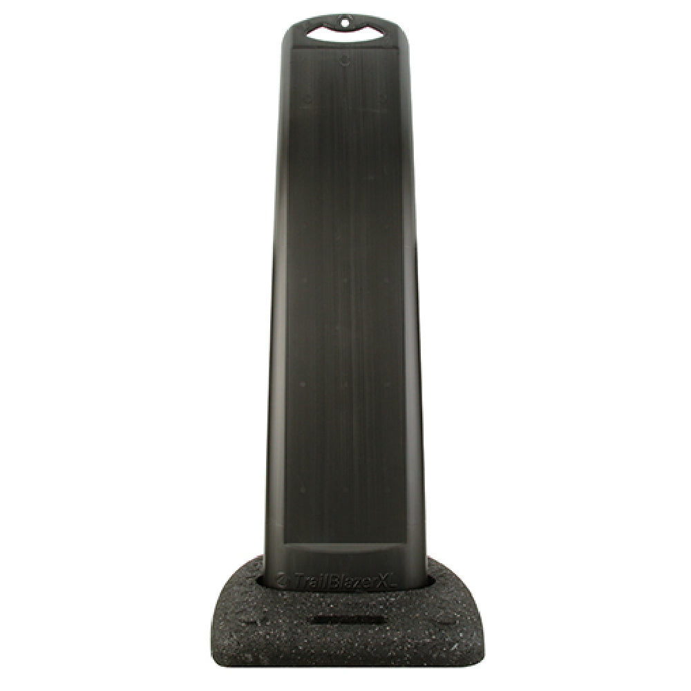 AllPoints 38336 Black Vertical Signpanel Blank W/ Base Option