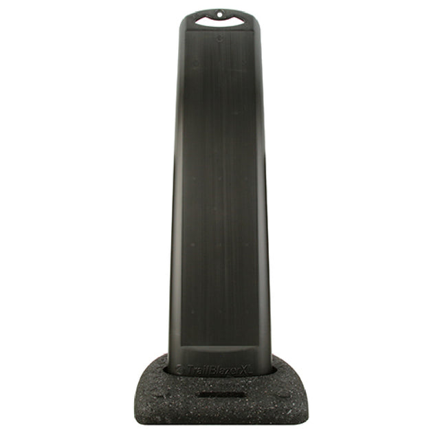 AllPoints 38336 Black Vertical Signpanel Blank W/ Base Option