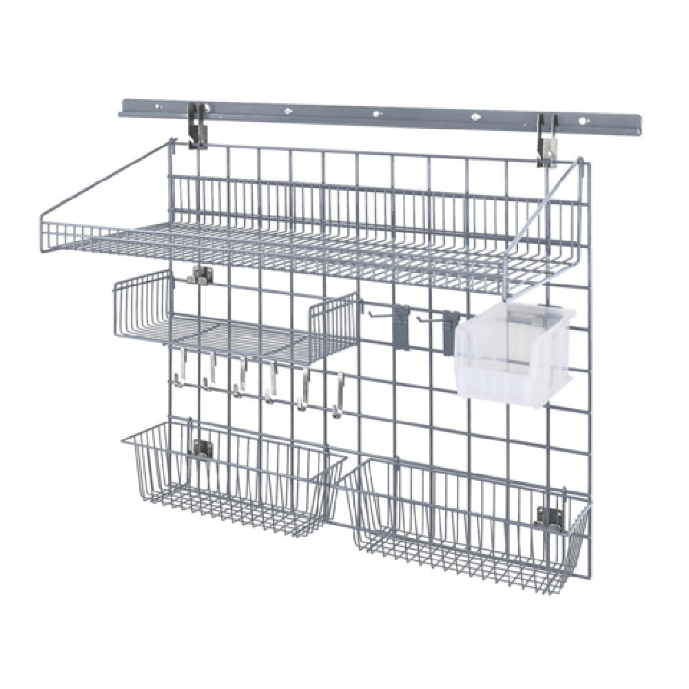 Quantum SGK-401836-4GYCL Store Grid Medium-Duty Kit Includes: (1) 40" Wall Track