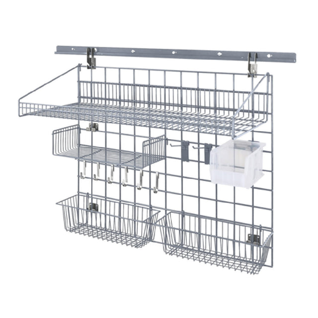 Quantum SGK-401836-4GYCL Store Grid Medium-Duty Kit Includes: (1) 40" Wall Track