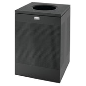 Rubbermaid FGSC22EPLTBK Silhouette Indoor Receptacle 40 Gallon 21-3/4" X 21-3/4" X 31-1/4"H