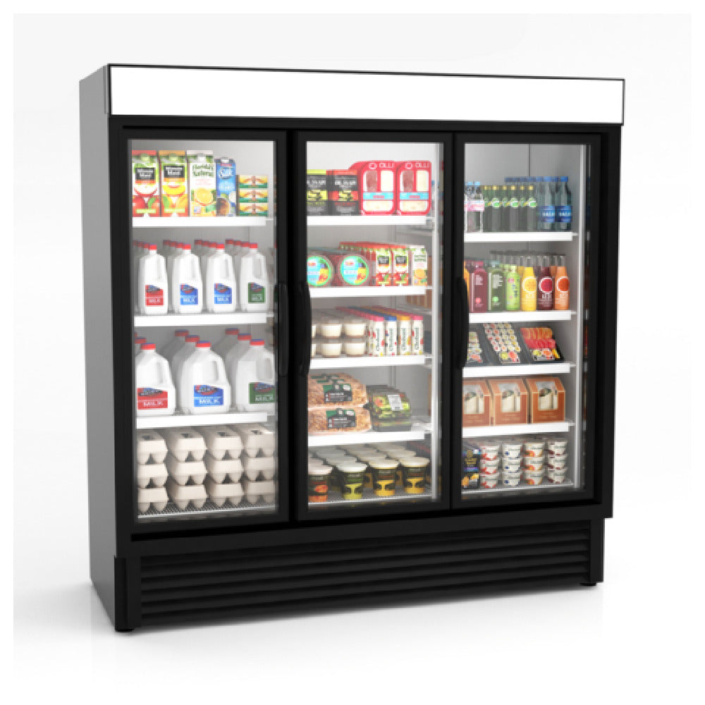 Hussmann VRM3B-QS (Quick Ship) MicroSC™ Medium-Temperature Refrigerator Merchandiser
