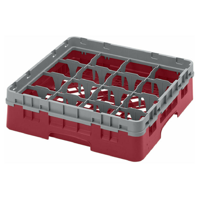 Cambro 16S318416 Camrack® Glass Rack With Soft Gray Extender Full Size