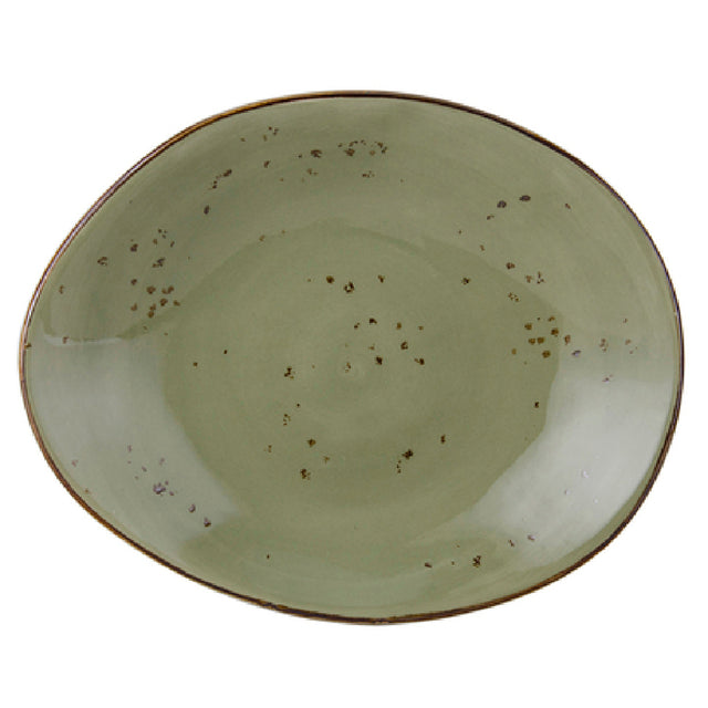 Tuxton GGO-652 Plate 12" X 9-3/4" X 2"H Ellipse