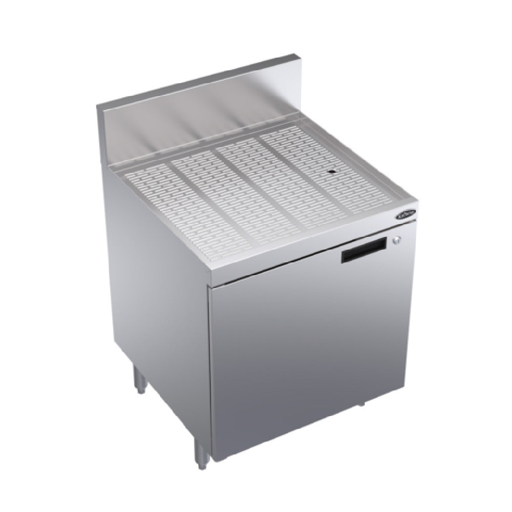 Krowne KR24-SD24 Royal Series Underbar Drainboard With Cabinet Base & Locking Hinged Door