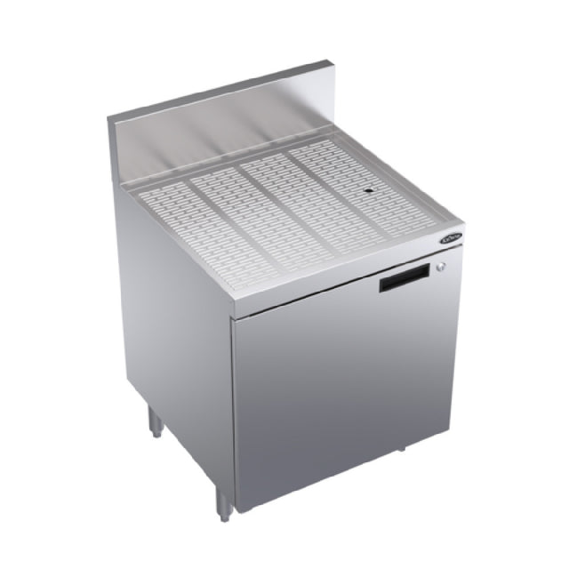 Krowne KR24-SD24 Royal Series Underbar Drainboard With Cabinet Base & Locking Hinged Door
