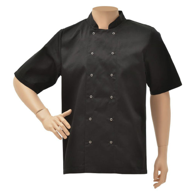 Hubert 84864 - Unisex Chef Jacket, Short Sleeve, Double-breasted