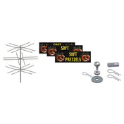 Gold Medal 5552-002 Pretzel/Rotisserie Cabinet Kit Includes: Rotisserie Kit & (3) Pretzel Graphics