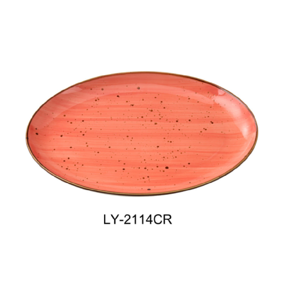 Yanco LY-2114CR Lyon Platter 14"L X 10"W X 1-1/4"H Oval