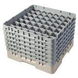 Cambro 49S1114184 Camrack® Glass Rack With (6) Soft Gray Extenders Full Size