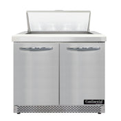 Continental Refrigerator D36N8-FB Designer Line Sandwich Unit Front Breather 36"W