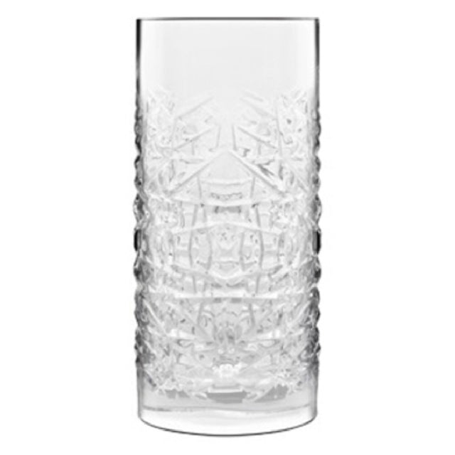 BauscherHepp 12420/01 Textures Hi-Ball Glass 16.25 Oz. 2-3/8" Dia. X 6-1/8"H