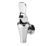 Service Ideas 140310 Ellipse Elite Beverage Dispenser Spigot 1-1/32" 14 UNC Polished Finish