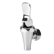 Service Ideas 140310 Ellipse Elite Beverage Dispenser Spigot 1-1/32" 14 UNC Polished Finish