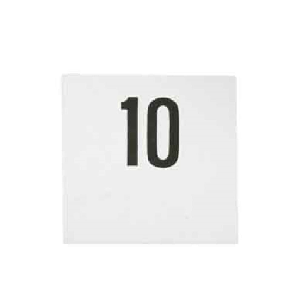BauscherHepp 41.8050.0000 Table Number 4-1/2"L (115mm) X 4-5/16"W (110mm) Plastic