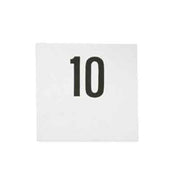 BauscherHepp 41.8050.0000 Table Number 4-1/2"L (115mm) X 4-5/16"W (110mm) Plastic