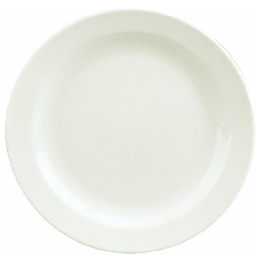 Libbey 9010623 (Formerly Syracuse China) Pellet Plate 9" Dia. Round
