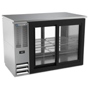 Beverage Air BBN48HC-F-GS-PT-S - Refrigerated Pass-Thru Back Bar Food Rated Refrigerator