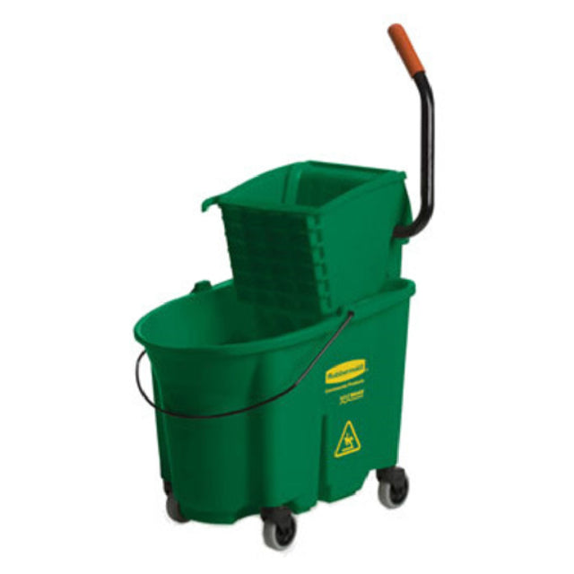 Rubbermaid FG758888GRN WaveBrake® Mopping Combo 35 Qt. Bucket Capacity Reduces Splashing