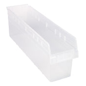 Quantum QSB806CLCS - Economy Shelf Bin, Nesting, 6-5/8"W X 23-5/8"L X 8"H