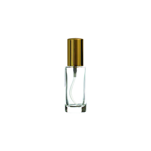 Hospitality Brands HGBCY25G-001 - Legend Glassware - Jinx Round Bottle, 1 Oz., 1.5" Dia. X 4.25"H